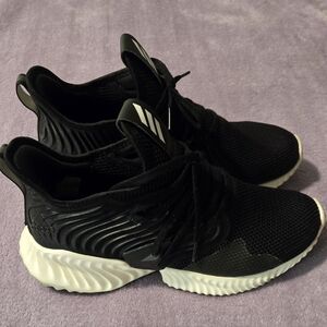 Adidas Black Mesh Sneakers